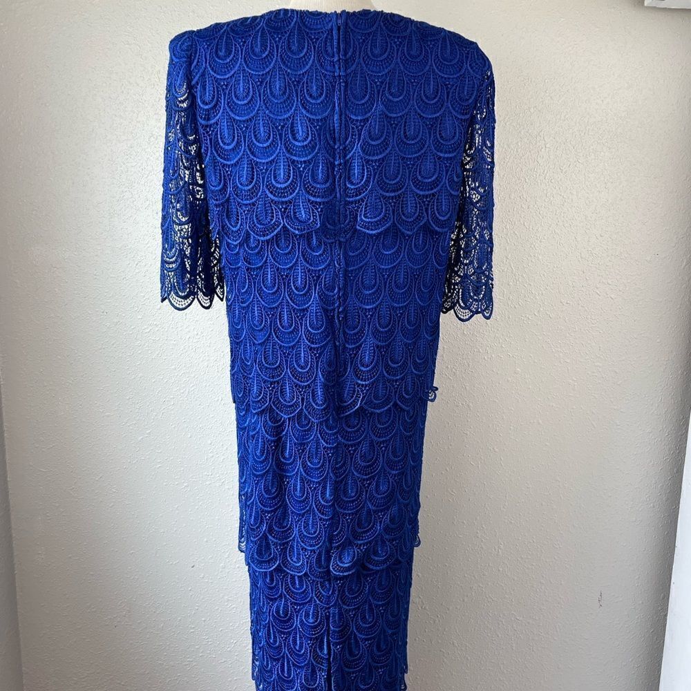 Vintage 80’s Jo-Hanna York Joan Davis Maxi Dress Size 12 EUC - Picture 5 of 10